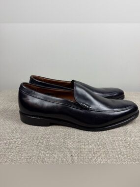 Allen Edmonds Mens STEEN Leather Oxford Loafer Dress Shoes Black US 11 Preppy